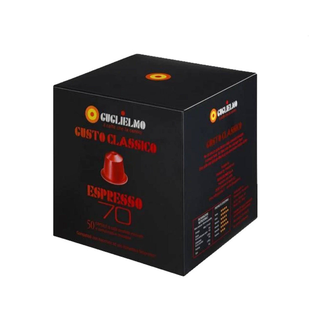 Capsule compatibili Nespresso, Guglielmo Gusto Classico Rosso - Gusto Calabro