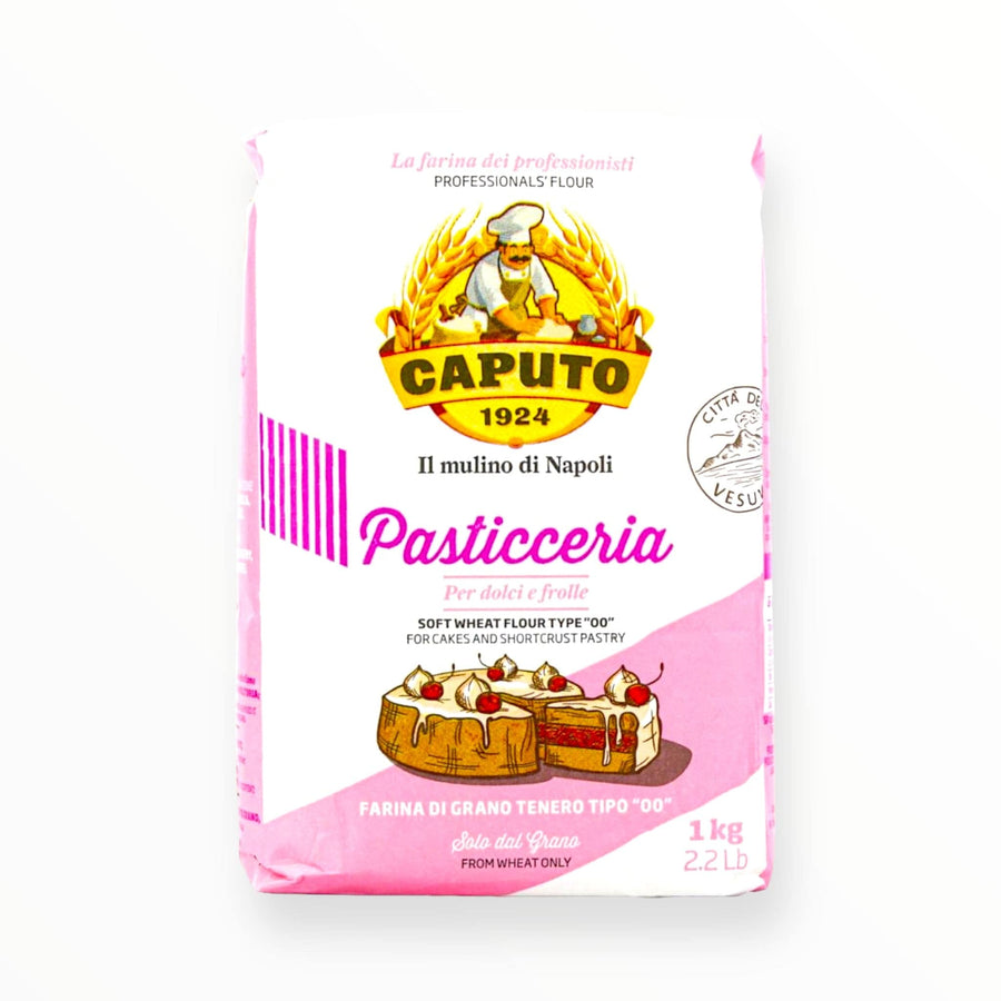 Sacchetto di Farina Caputo Pasticceria 1Kg per dolci e frolle, ideale per pasta frolla e biscotti.